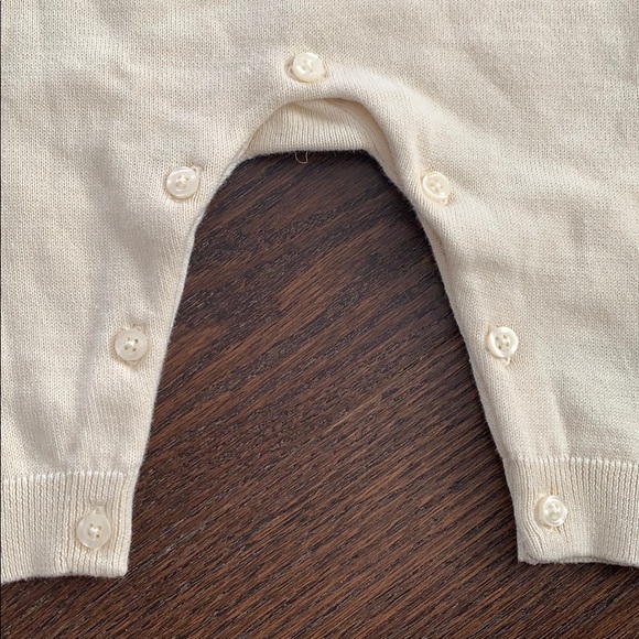 Beige toeless romper / sleeper - Picture 6 of 6